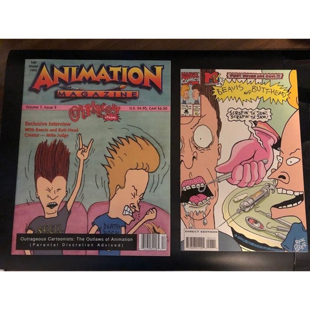 ANIMATION MAGAZINE VO.7 #2 FALL/WINTER 93+BEAVIS & BUTTHEAD#1 Marvel VF